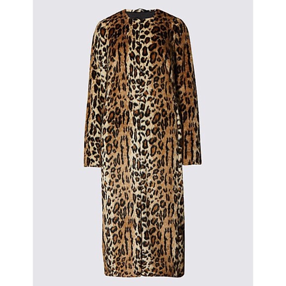 per una leopard print coat
